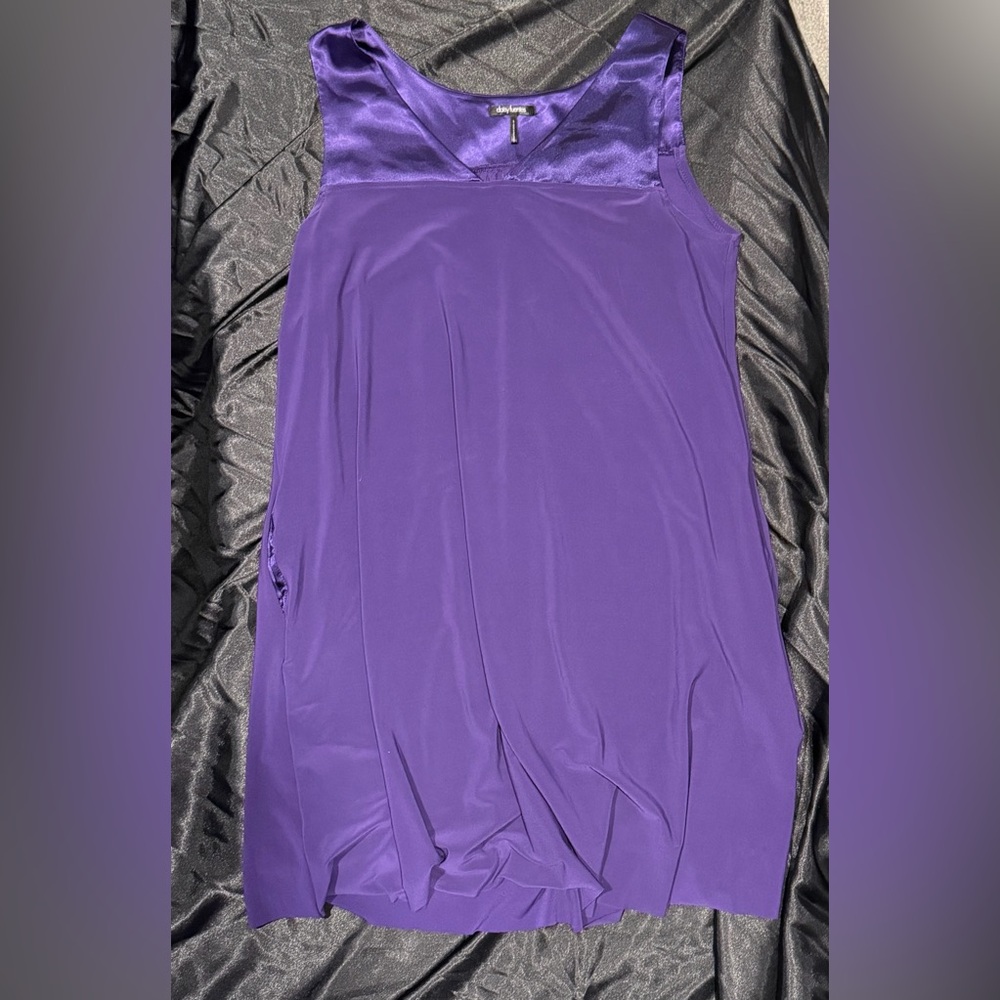 Daisy Fuentes Purple Slip Dress